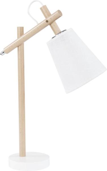Tischlampe Holz buche/weiß modern E27 VAIO