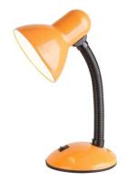 Schreibtischlampe orange Metall E27 Dylan