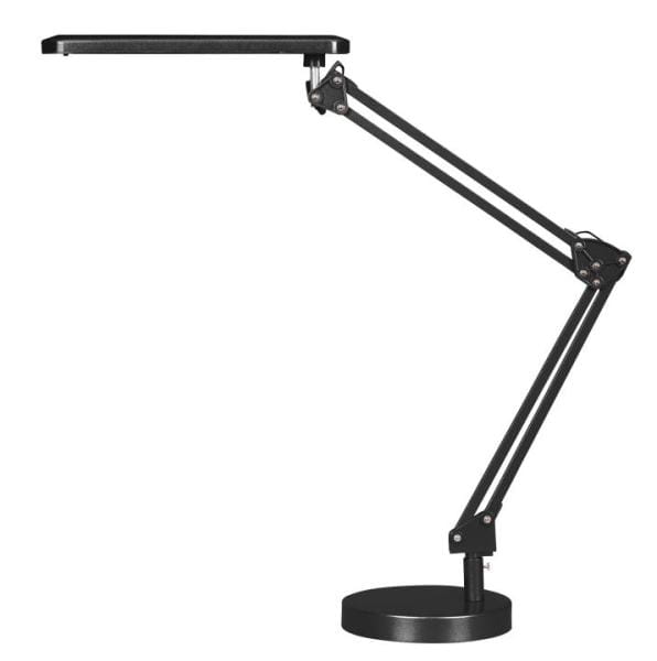 Schreibtischlampe LED schwarz Metall