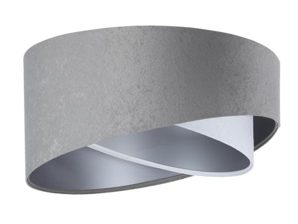 Deckenleuchte Susanne in grau/weiß/silber