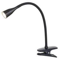 Schreibtischlampe LED schwarz modern klemmbar