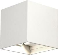 LIMA Außenwandleuchte modern Aluminium/Kunststoff weiß Außenlampe Wandlampe LED-Board 6W